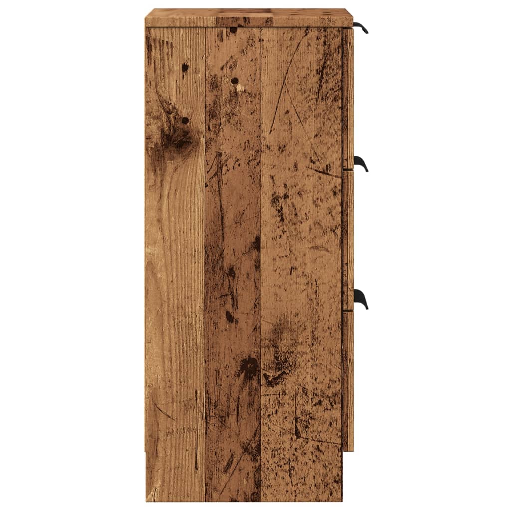 vidaXL Szafka, stare drewno, 30x30x70 cm, materiał drewnopochodny