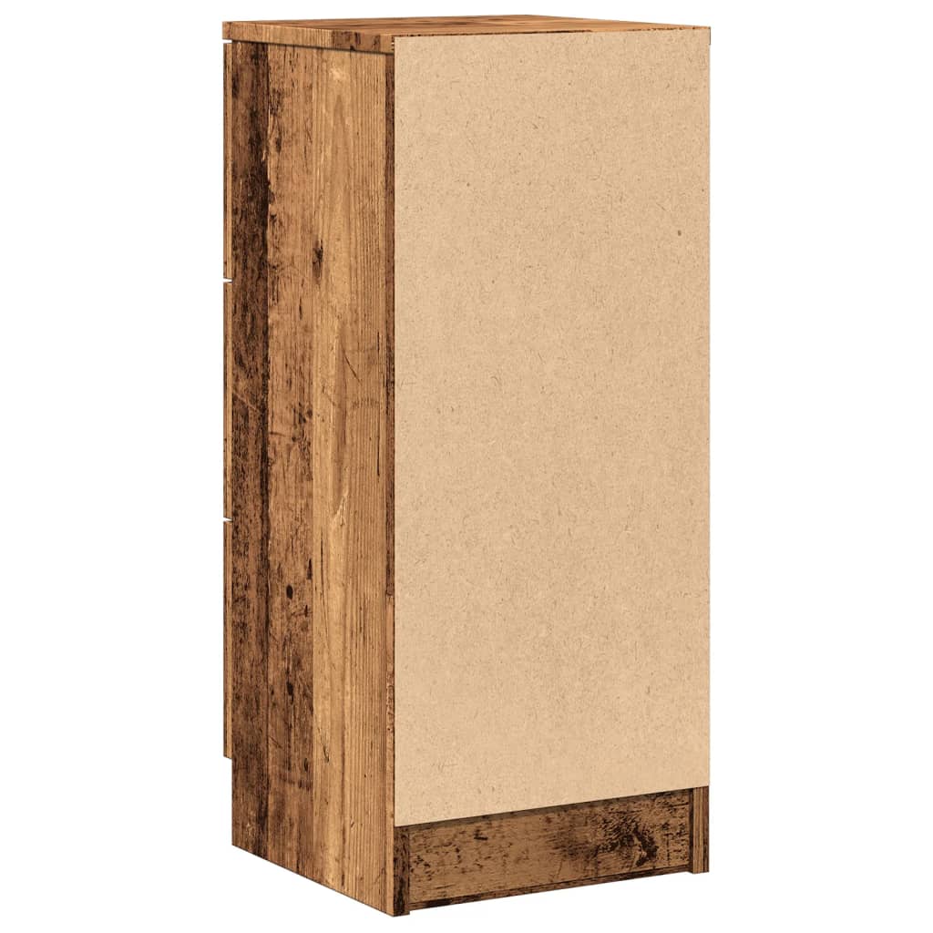 vidaXL Szafka, stare drewno, 30x30x70 cm, materiał drewnopochodny