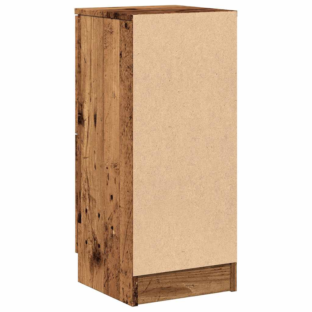 vidaXL Szafka, stare drewno, 30x30x70 cm, materiał drewnopochodny