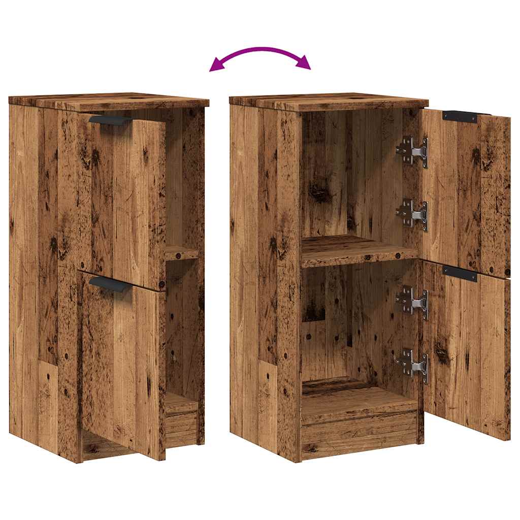 vidaXL Szafka, stare drewno, 30x30x70 cm, materiał drewnopochodny