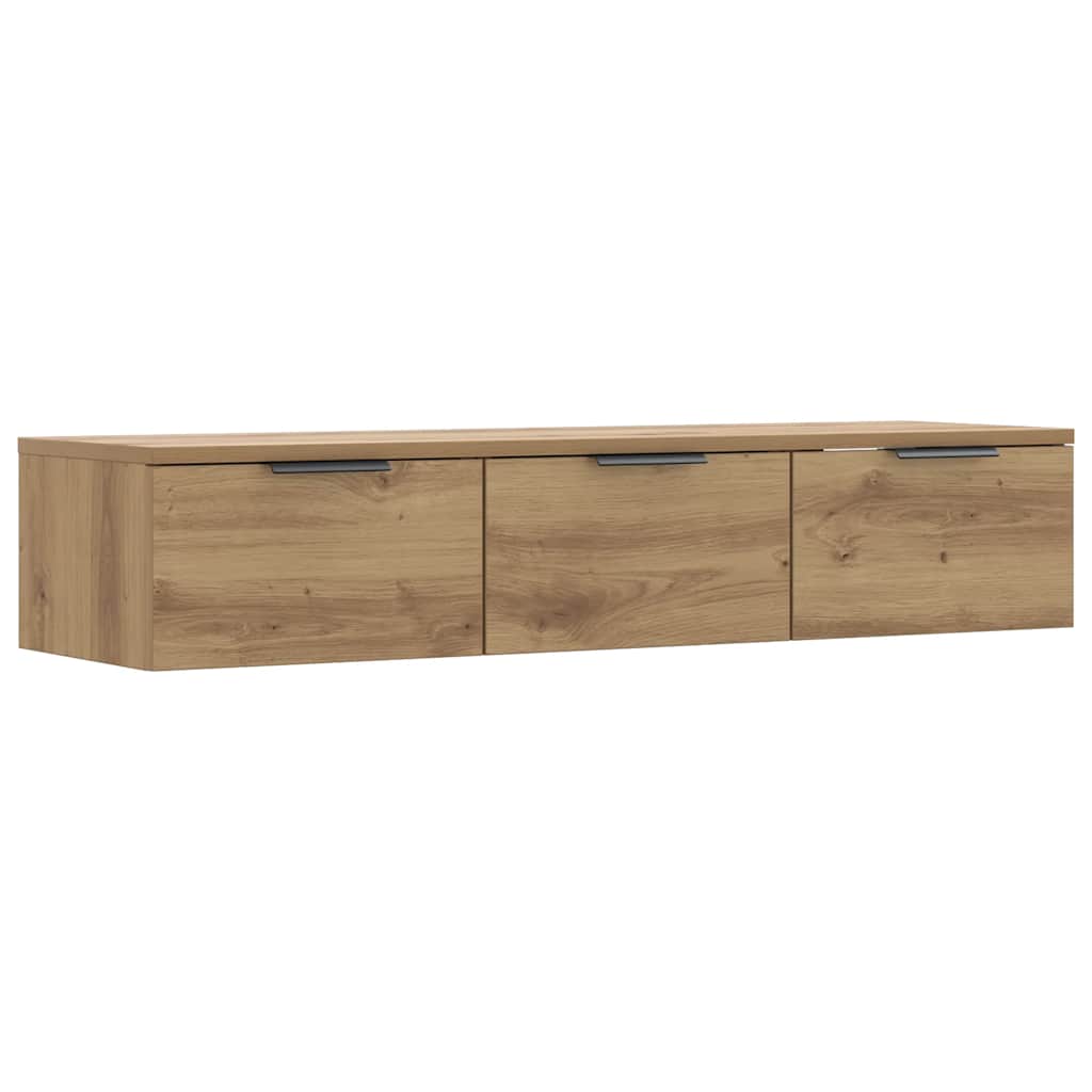 vidaXL Szafka ścienna Artisan Oak 102x30x20 cm Drewno klejone