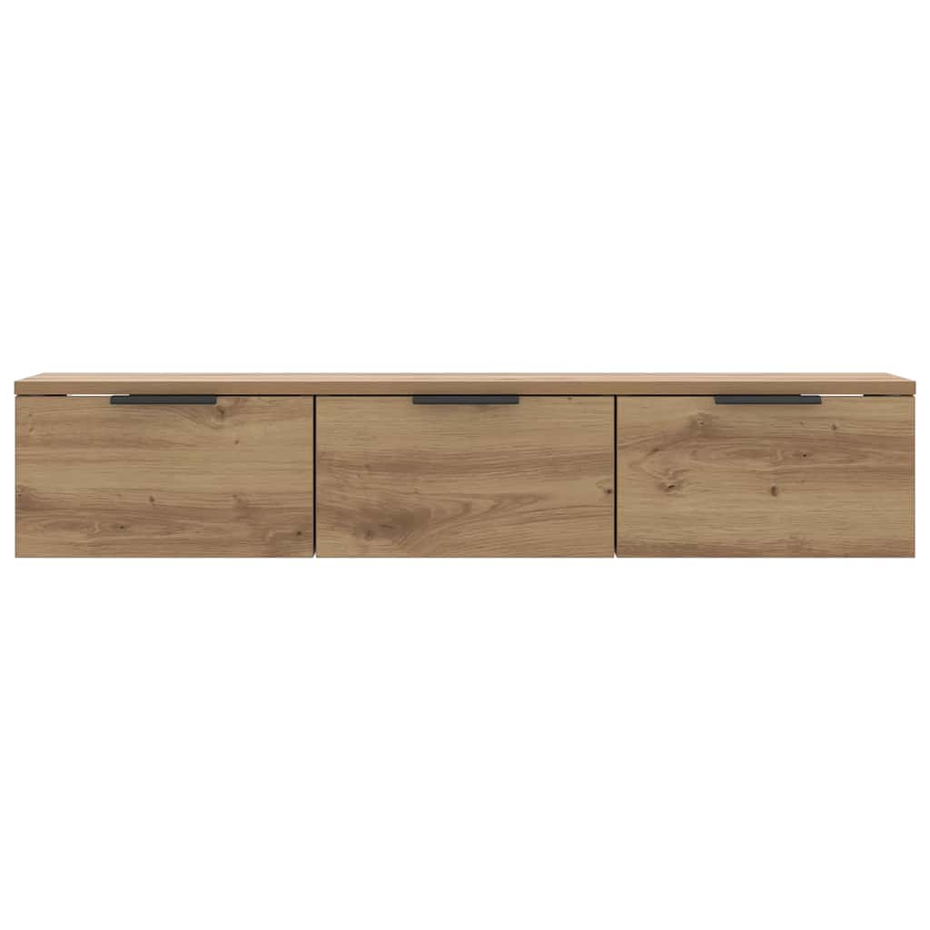 vidaXL Szafka ścienna Artisan Oak 102x30x20 cm Drewno klejone