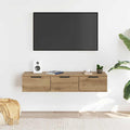 vidaXL Szafka ścienna Artisan Oak 102x30x20 cm Drewno klejone
