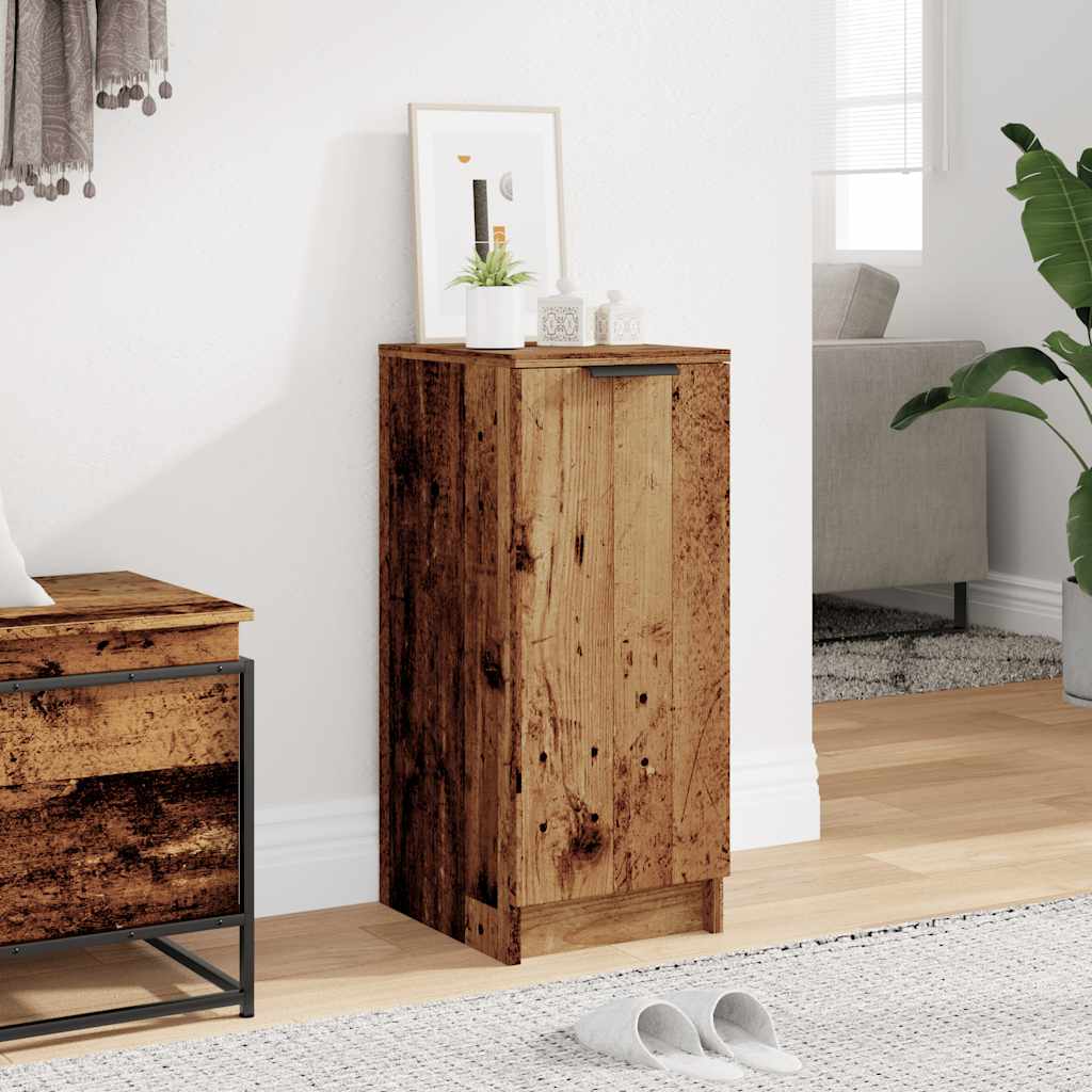 vidaXL Szafka na buty, stare drewno, 29,5x35x70 cm