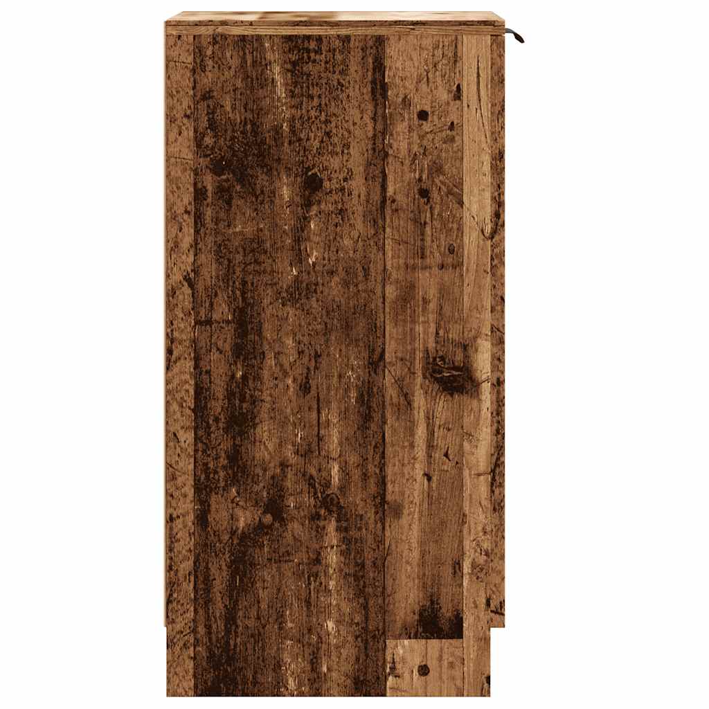 vidaXL Szafka na buty, stare drewno, 29,5x35x70 cm