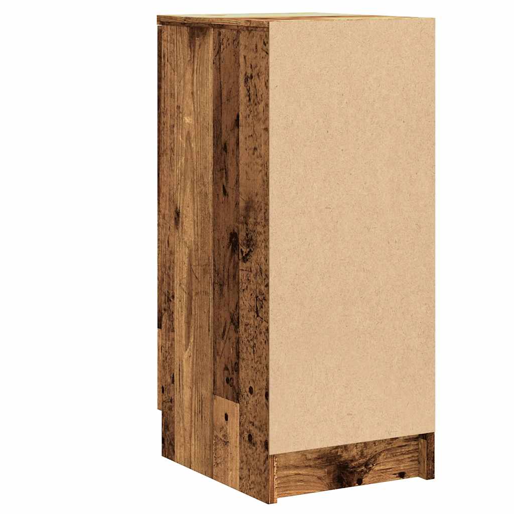 vidaXL Szafka na buty, stare drewno, 29,5x35x70 cm