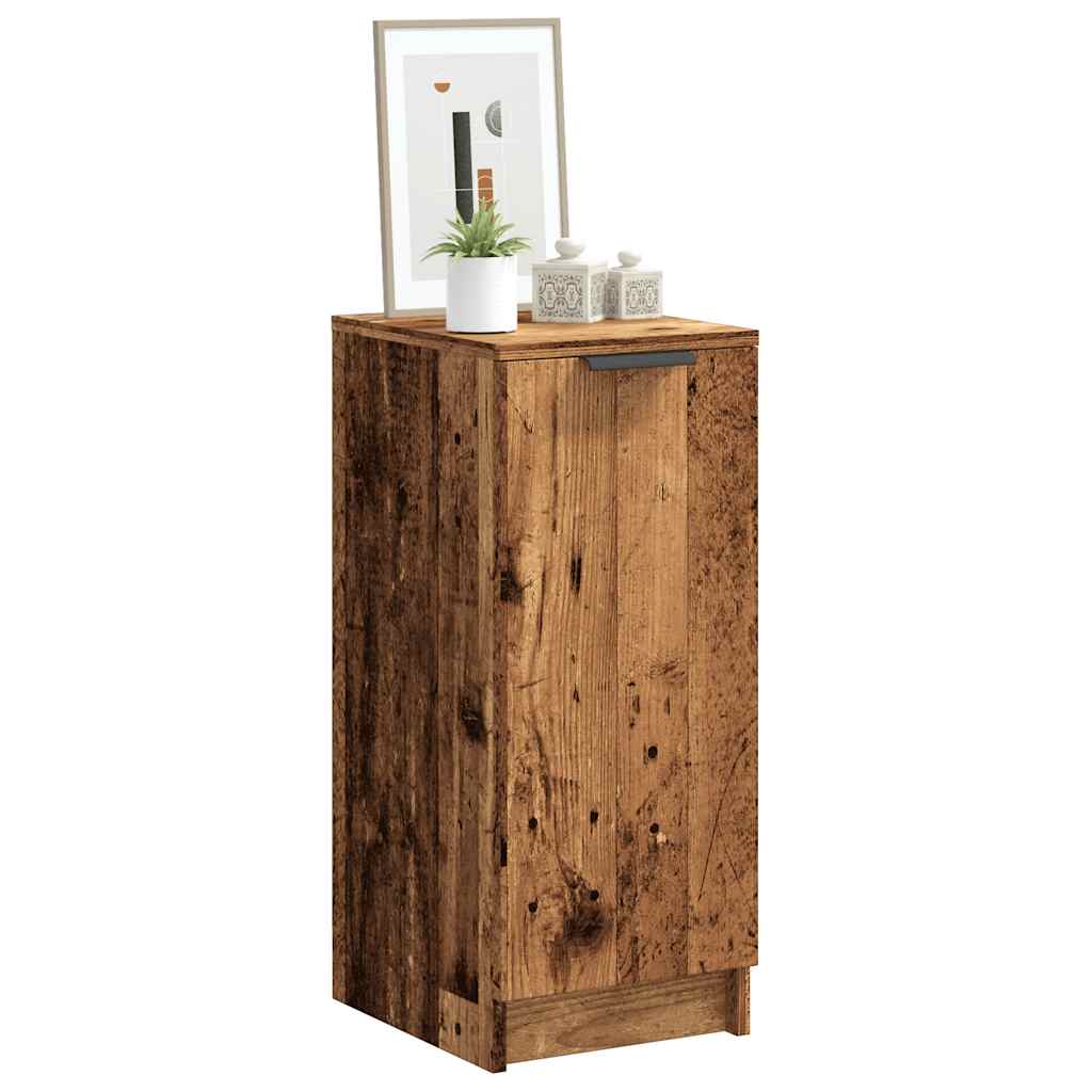 vidaXL Szafka na buty, stare drewno, 29,5x35x70 cm
