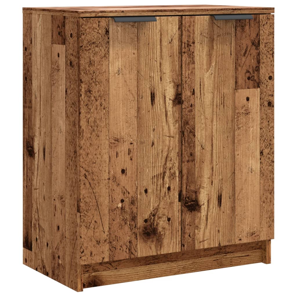 vidaXL Szafka na buty, stare drewno, 59x35x70 cm