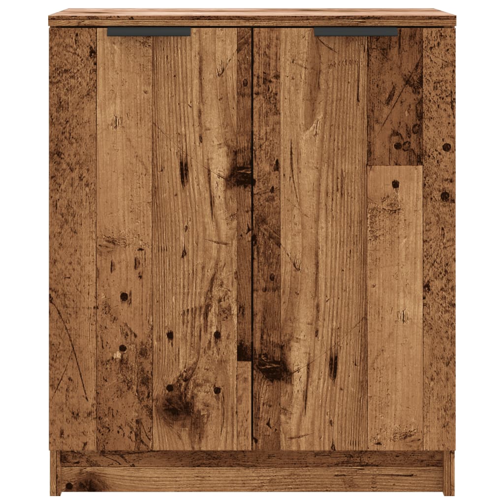 vidaXL Szafka na buty, stare drewno, 59x35x70 cm