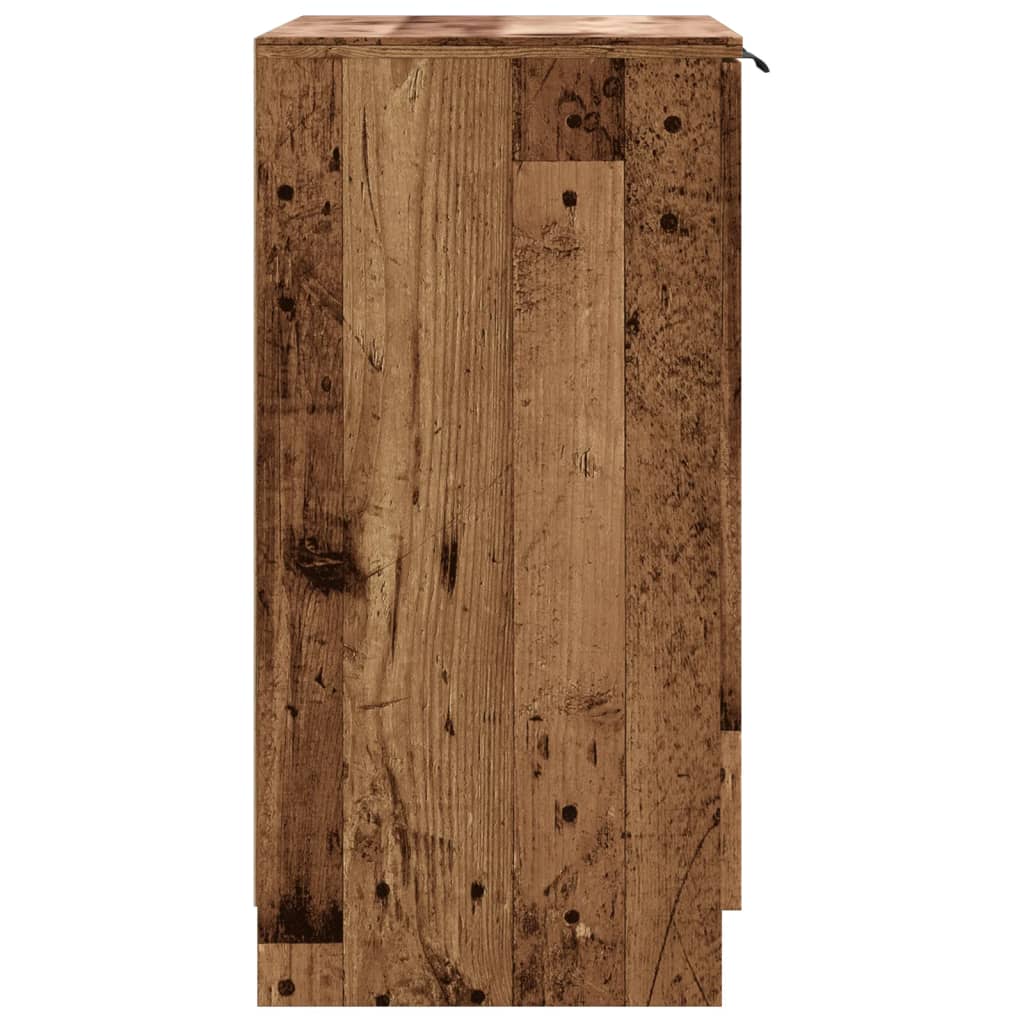 vidaXL Szafka na buty, stare drewno, 59x35x70 cm