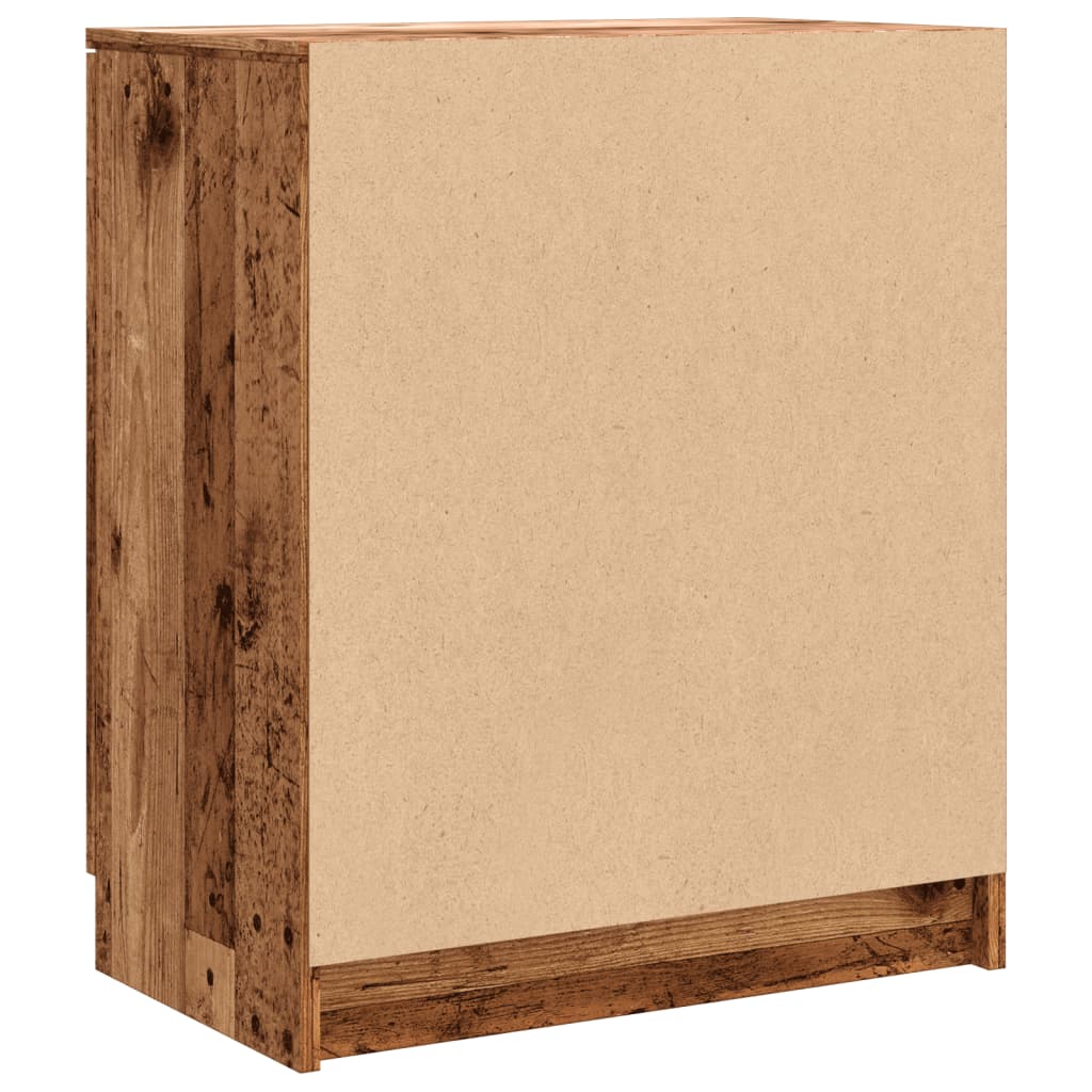 vidaXL Szafka na buty, stare drewno, 59x35x70 cm