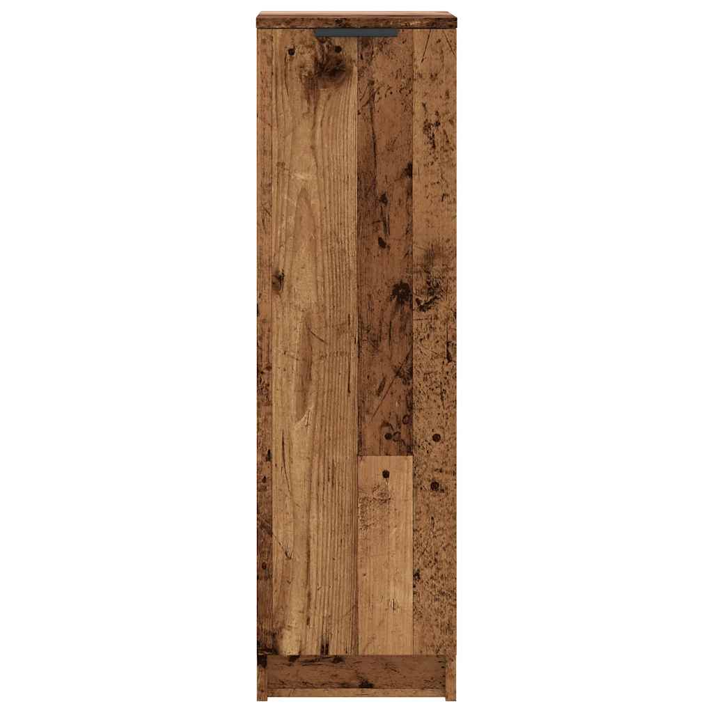 vidaXL Szafka na buty, stare drewno, 29,5x35x100,5 cm