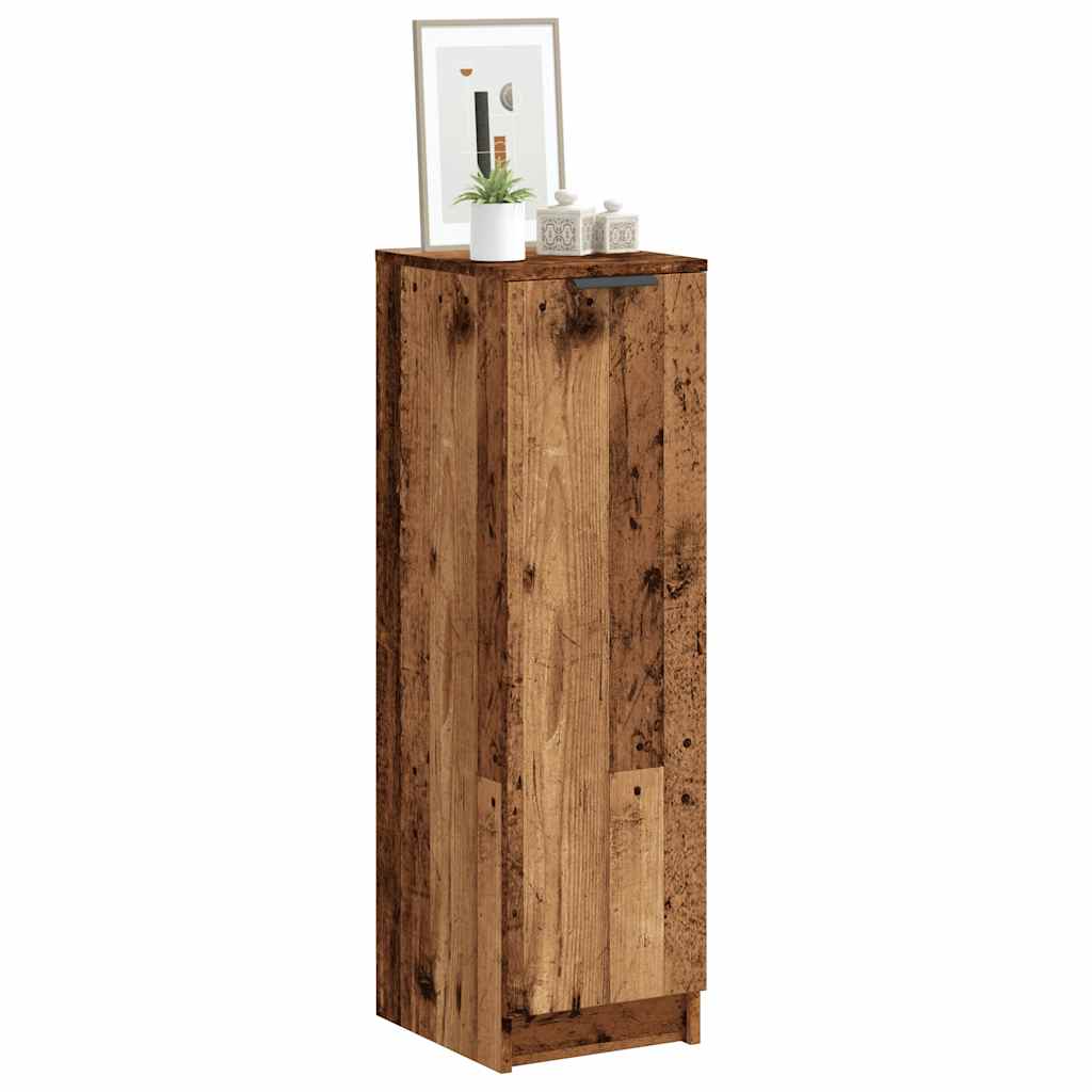 vidaXL Szafka na buty, stare drewno, 29,5x35x100,5 cm