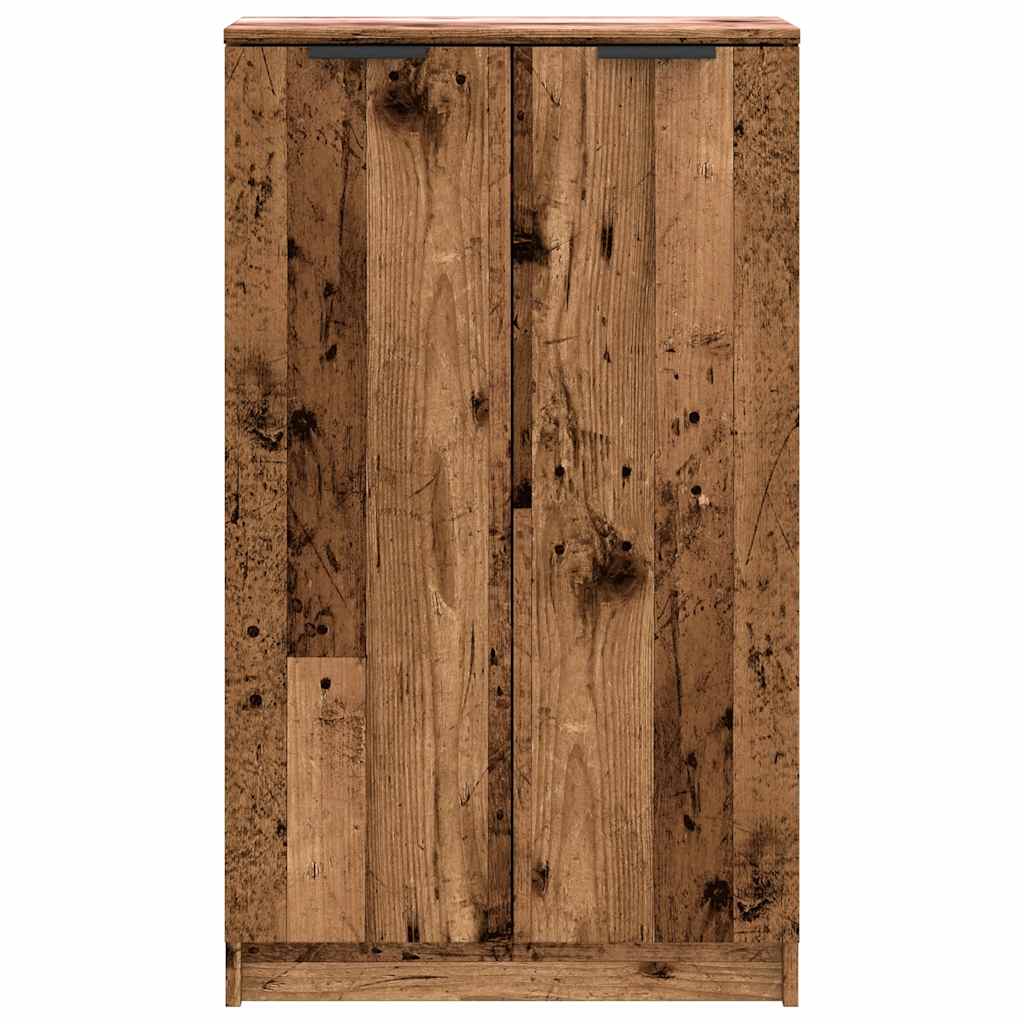 vidaXL Szafka na buty, stare drewno, 59x35x100,5 cm