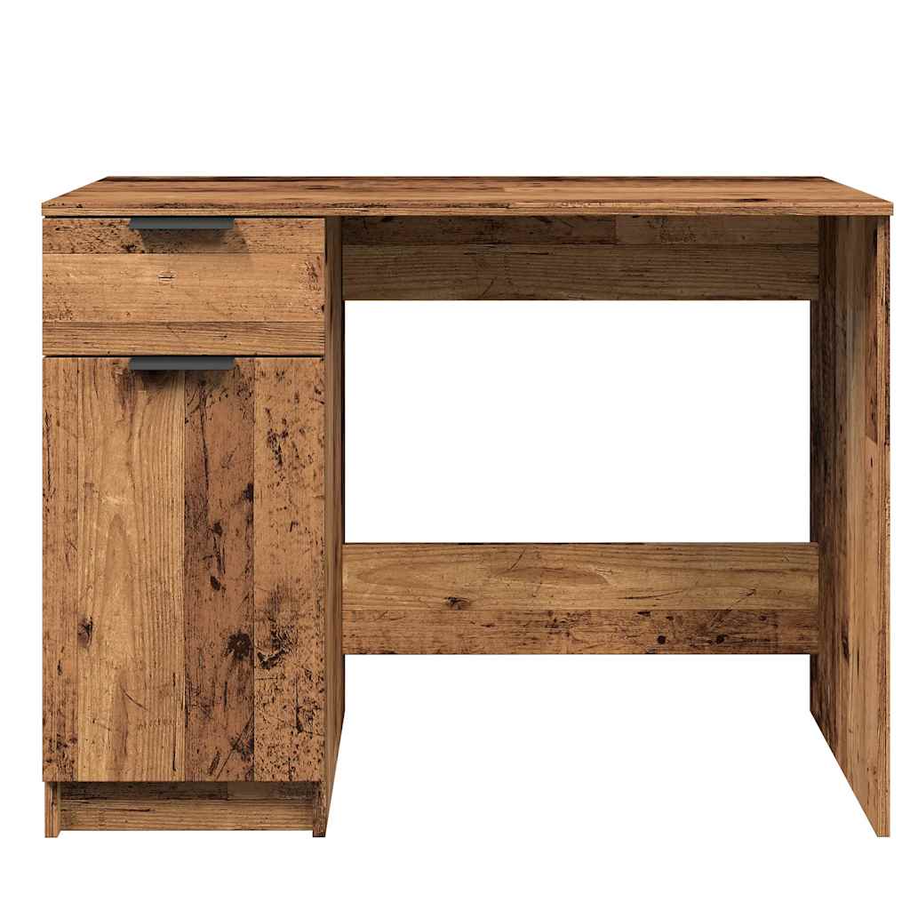 vidaXL Biurko, stare drewno, 100x50x75 cm, materiał drewnopochodny