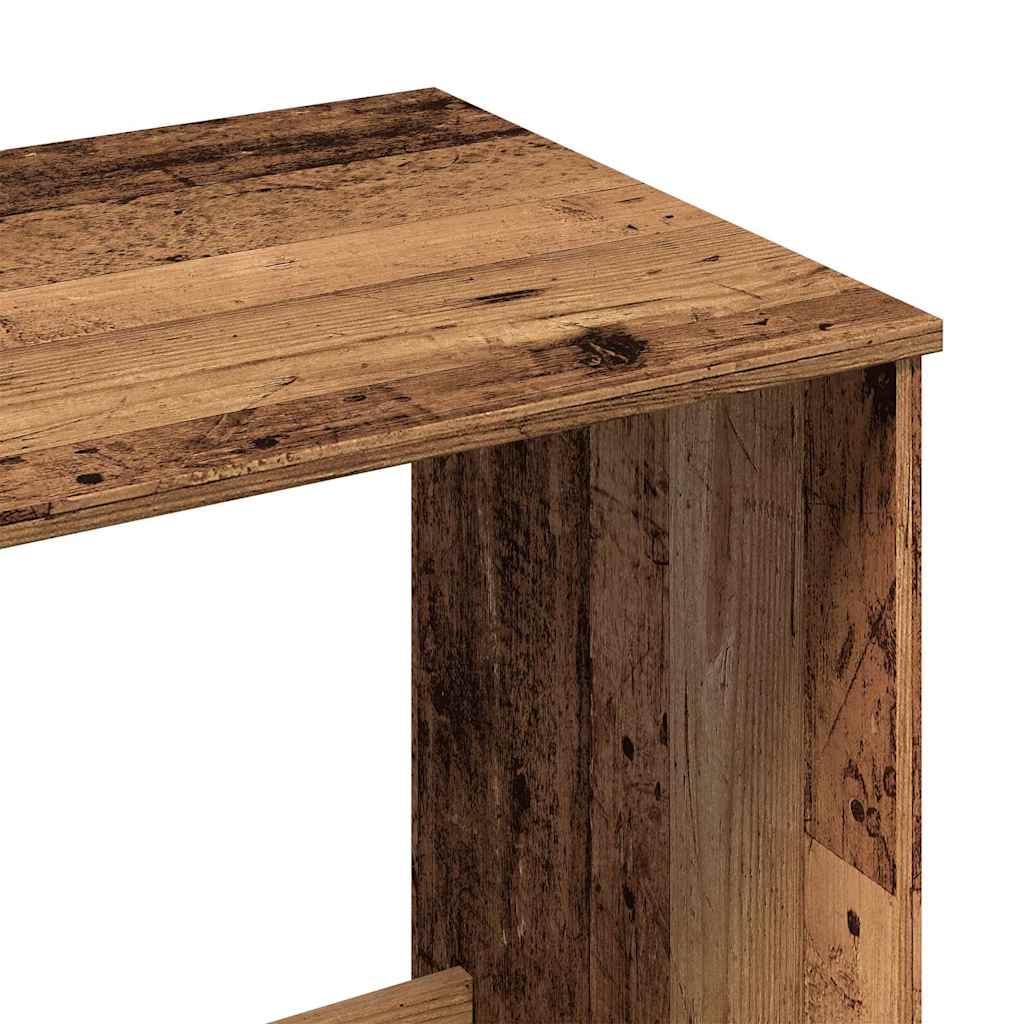 vidaXL Biurko, stare drewno, 100x50x75 cm, materiał drewnopochodny
