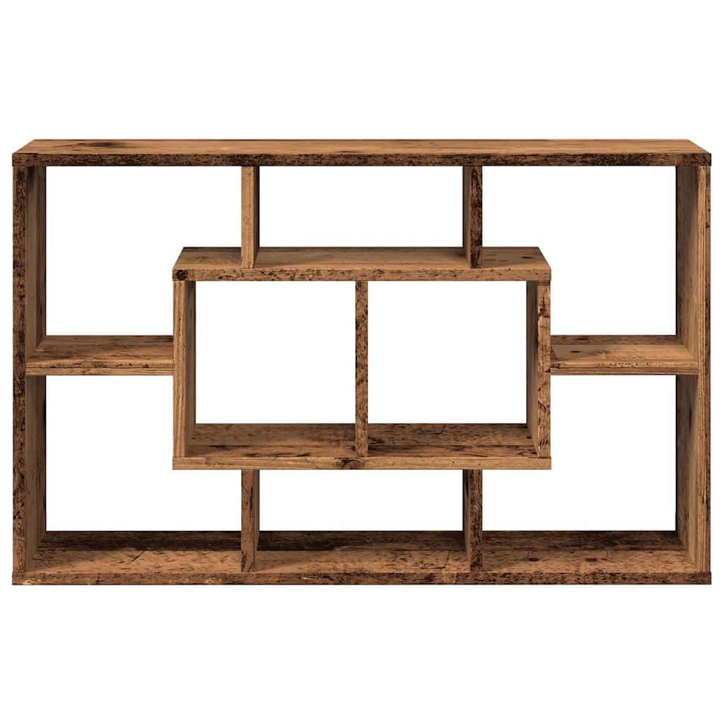 vidaXL Półka ścienna Stare drewno 85x16x52,5 cm Drewno klejone