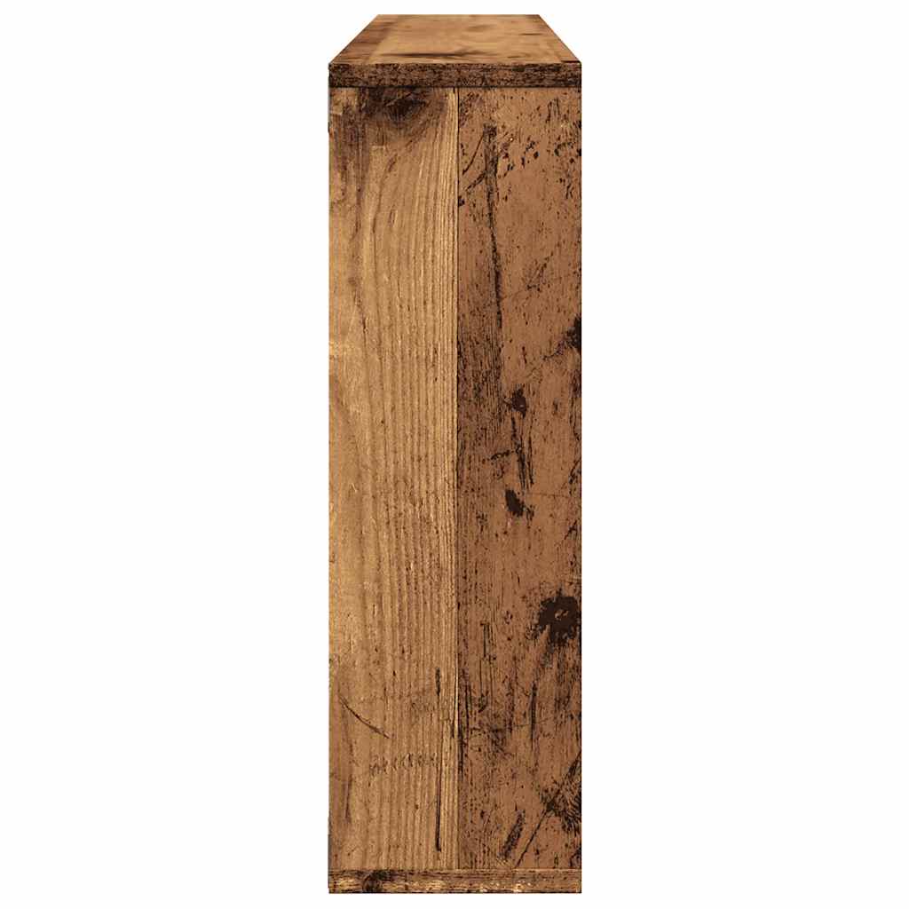 vidaXL Półka ścienna Stare drewno 85x16x52,5 cm Drewno klejone
