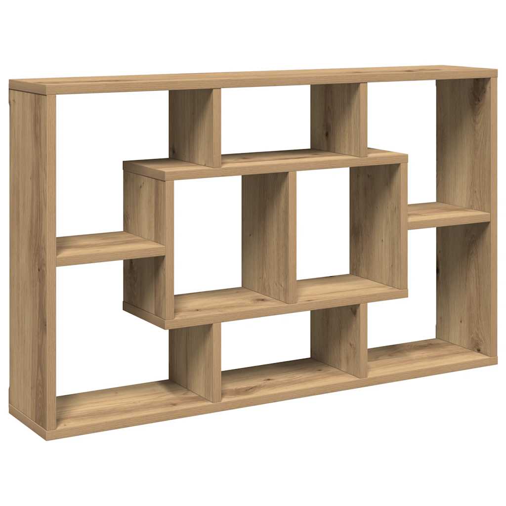 vidaXL Półka ścienna Artisan Oak 85x16x52,5 cm Drewno konstrukcyjne
