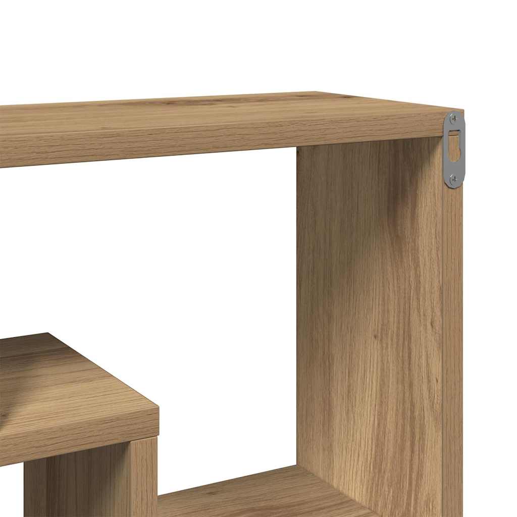 vidaXL Półka ścienna Artisan Oak 85x16x52,5 cm Drewno konstrukcyjne