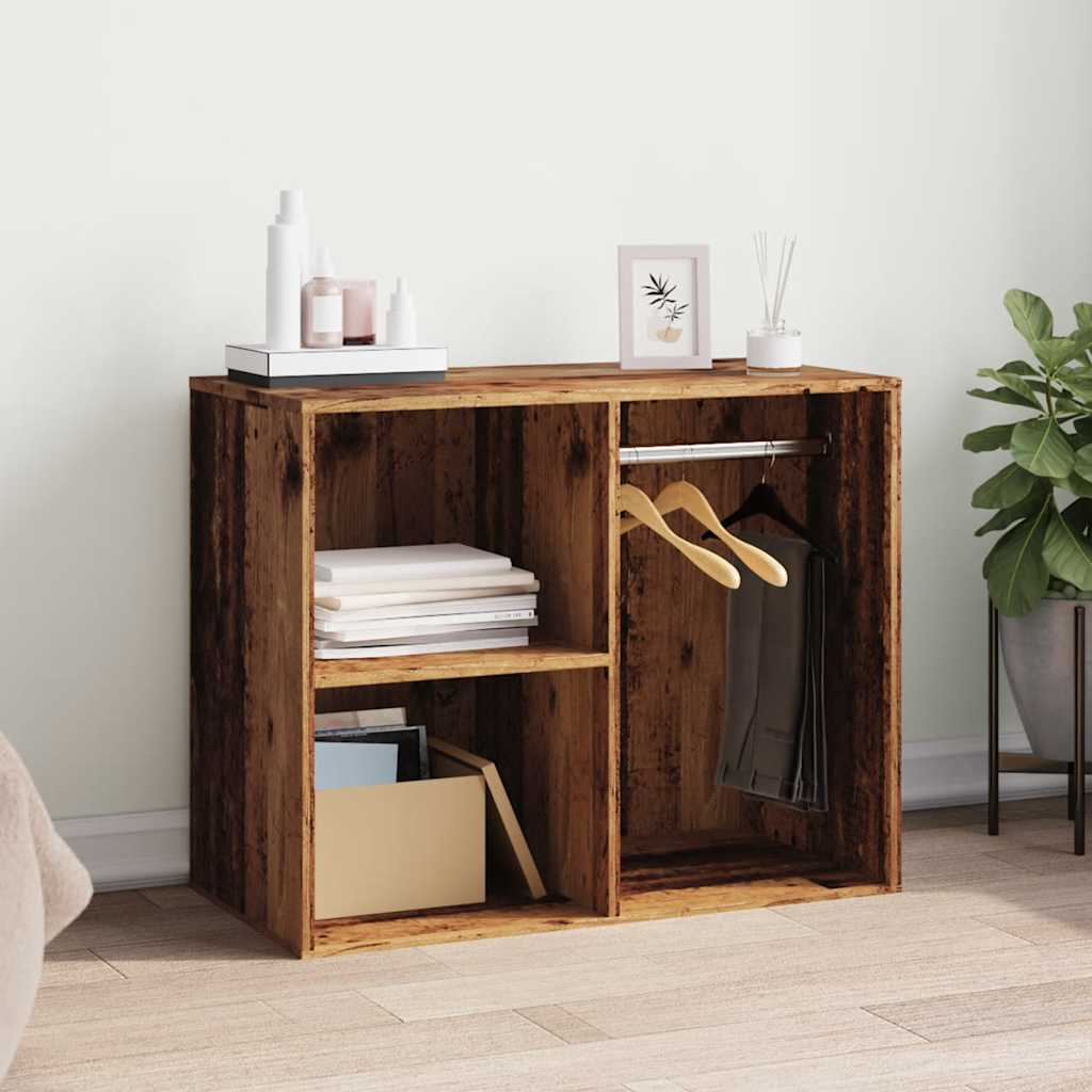 vidaXL Szafka na ubrania Stare drewno 80x40x65 cm Drewno klejone