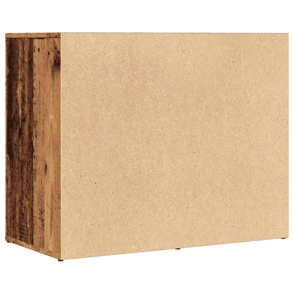vidaXL Szafka na ubrania Stare drewno 80x40x65 cm Drewno klejone