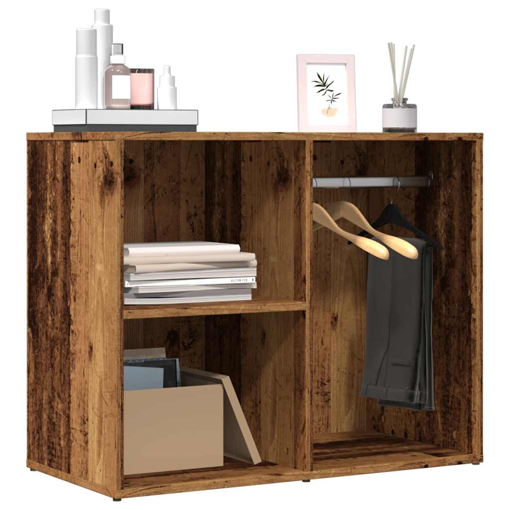 vidaXL Szafka na ubrania Stare drewno 80x40x65 cm Drewno klejone