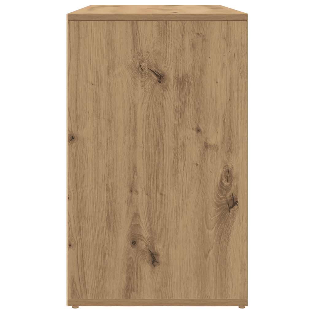 vidaXL Szafka toaletowa dąb artisan 80x40x65 cm Drewno klejone