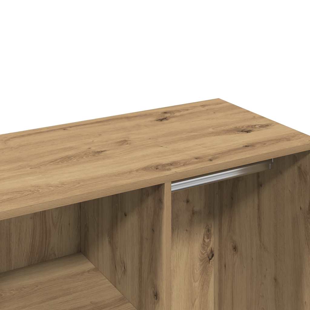 vidaXL Szafka toaletowa dąb artisan 80x40x65 cm Drewno klejone