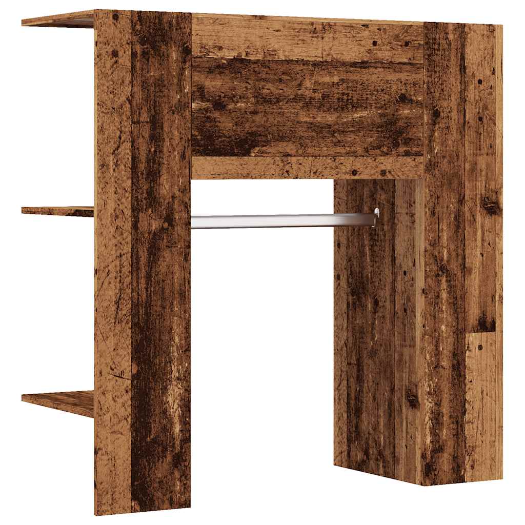 vidaXL Szafka do przedpokoju Stare drewno 97,5x37x99 cm Drewno klejone