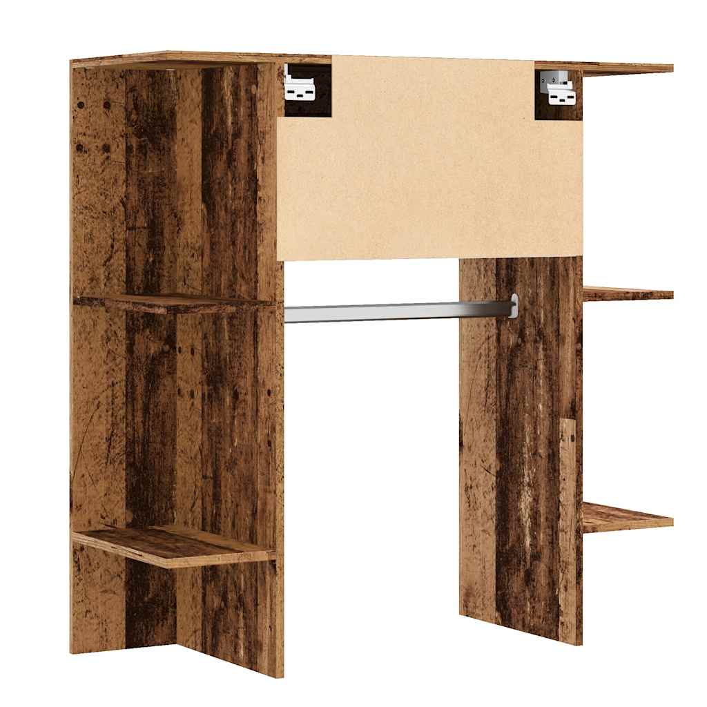 vidaXL Szafka do przedpokoju Stare drewno 97,5x37x99 cm Drewno klejone