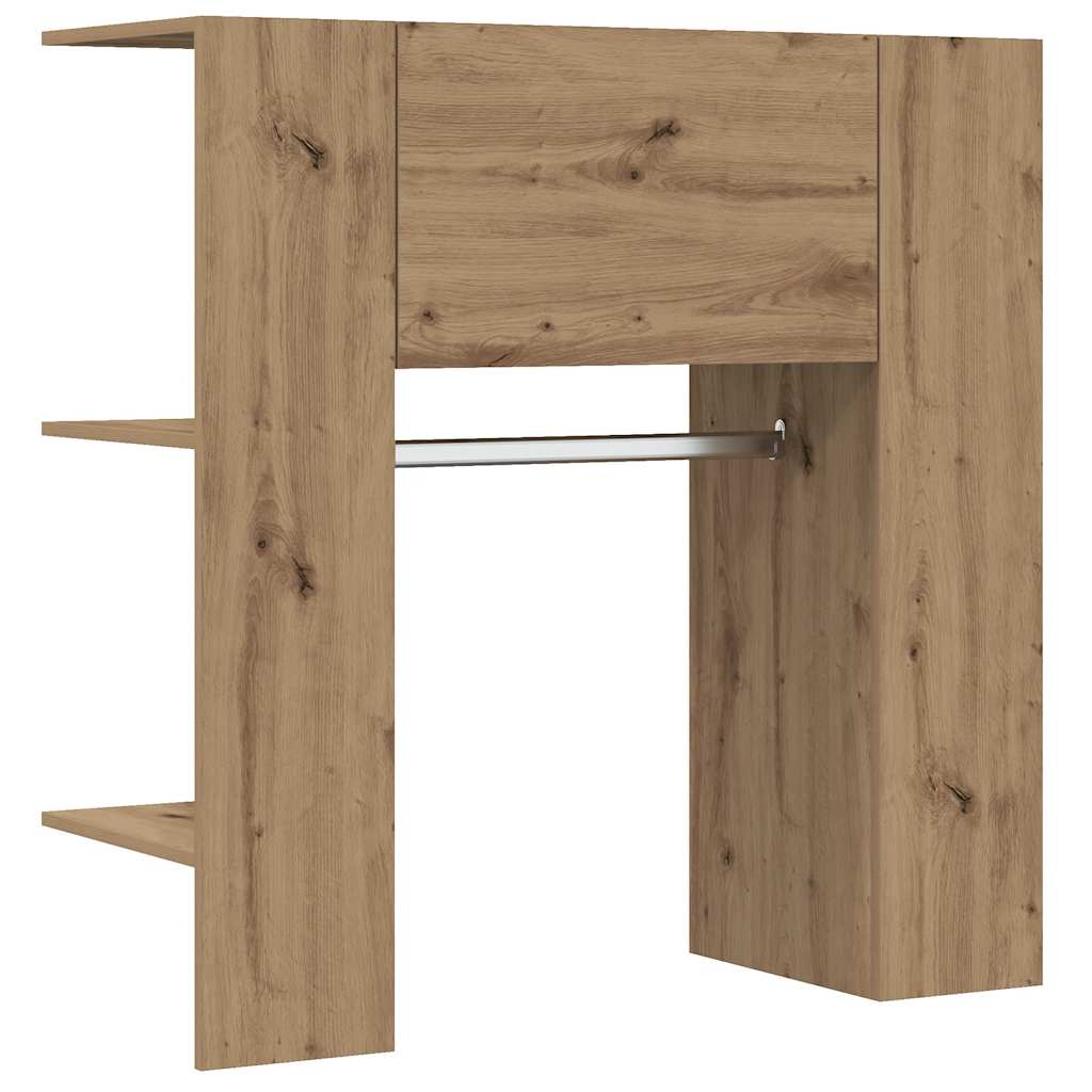 vidaXL Szafka do przedpokoju Artisan Oak 97,5x37x99 cm Drewno klejone