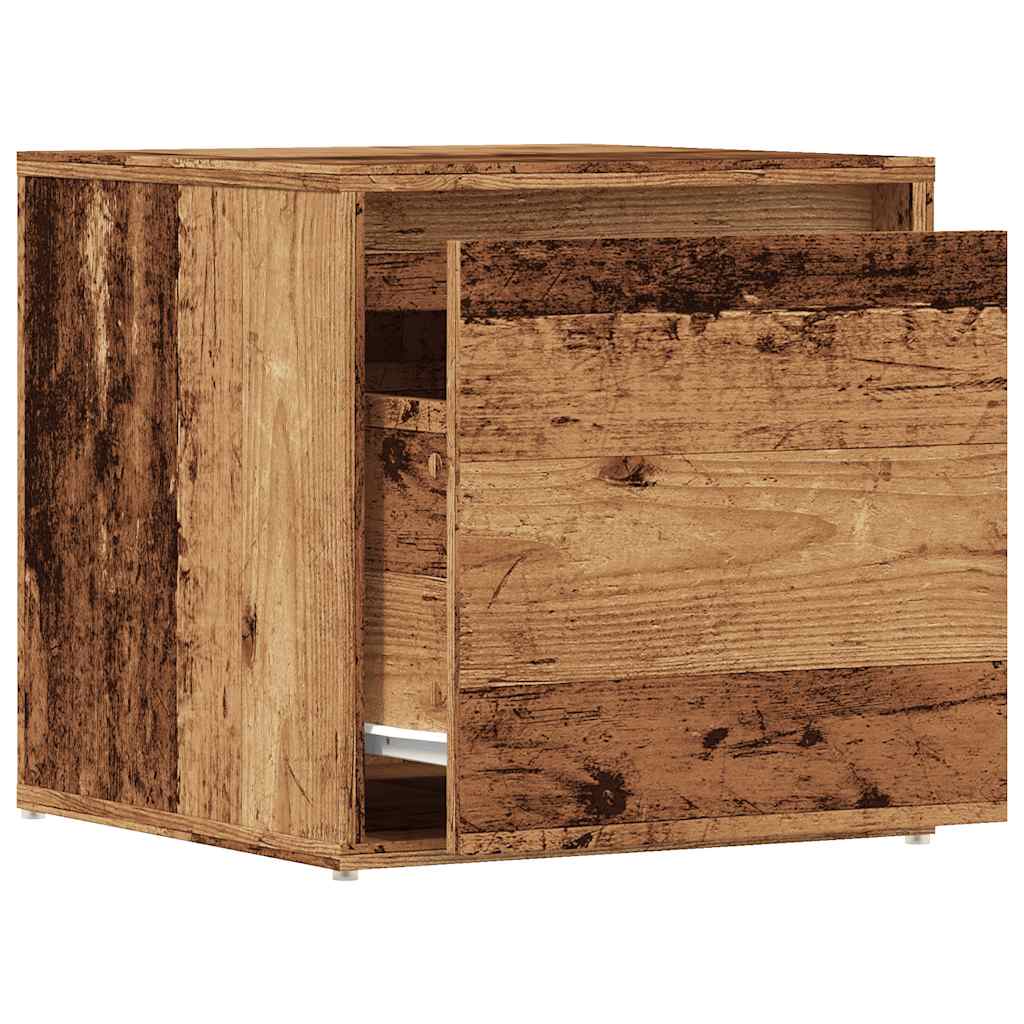 vidaXL Szuflada Box Stare drewno 40,5x40x40 cm Drewno klejone