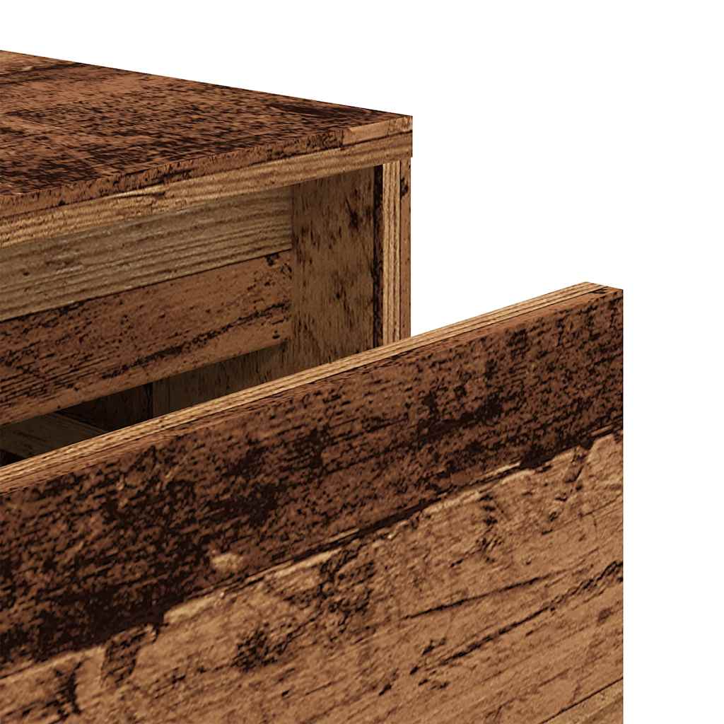 vidaXL Szuflada Box Stare drewno 40,5x40x40 cm Drewno klejone