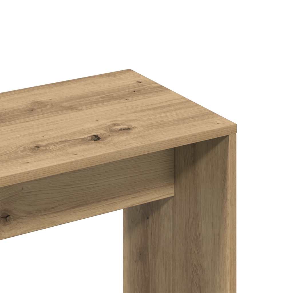 vidaXL Taboret toaletowy Artisan Oak 70x35x45 cm Drewno klejone