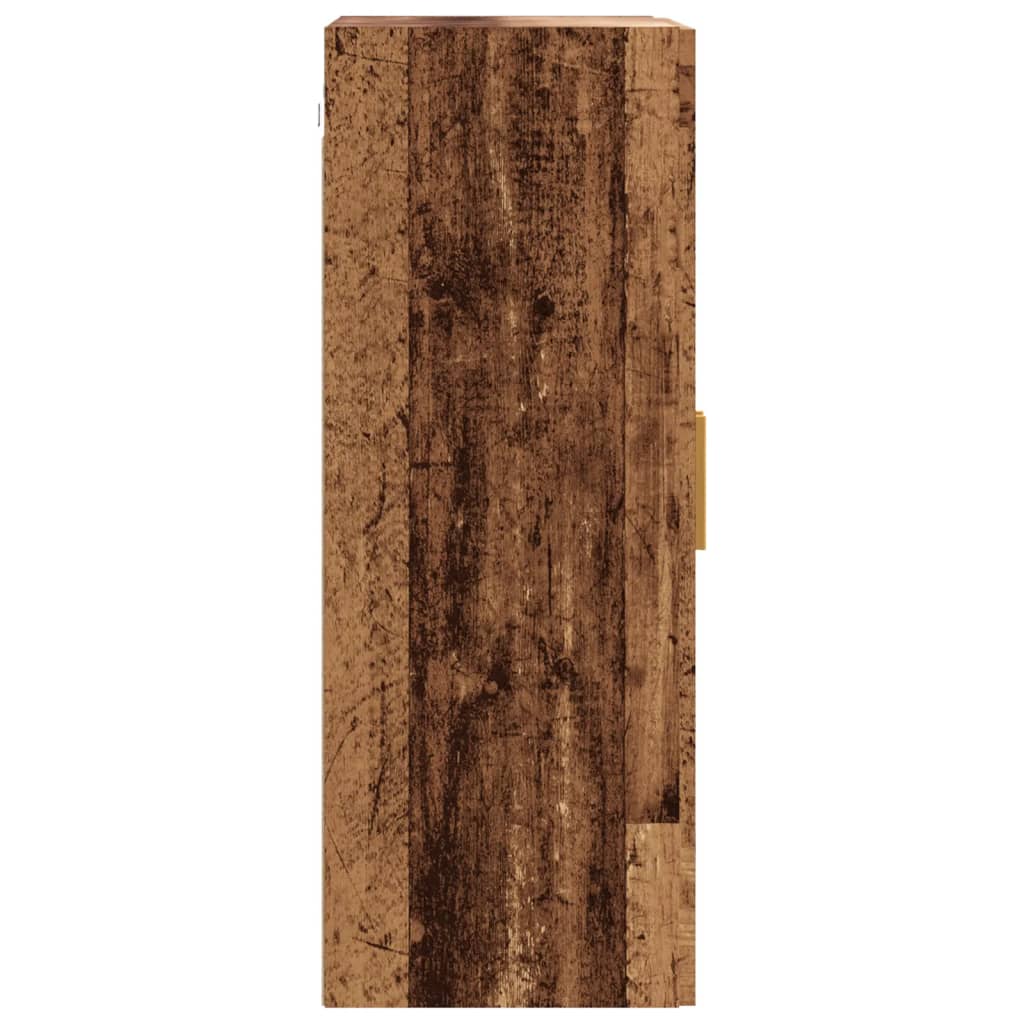vidaXL Szafka wisząca, stare drewno, 69,5x34x90 cm