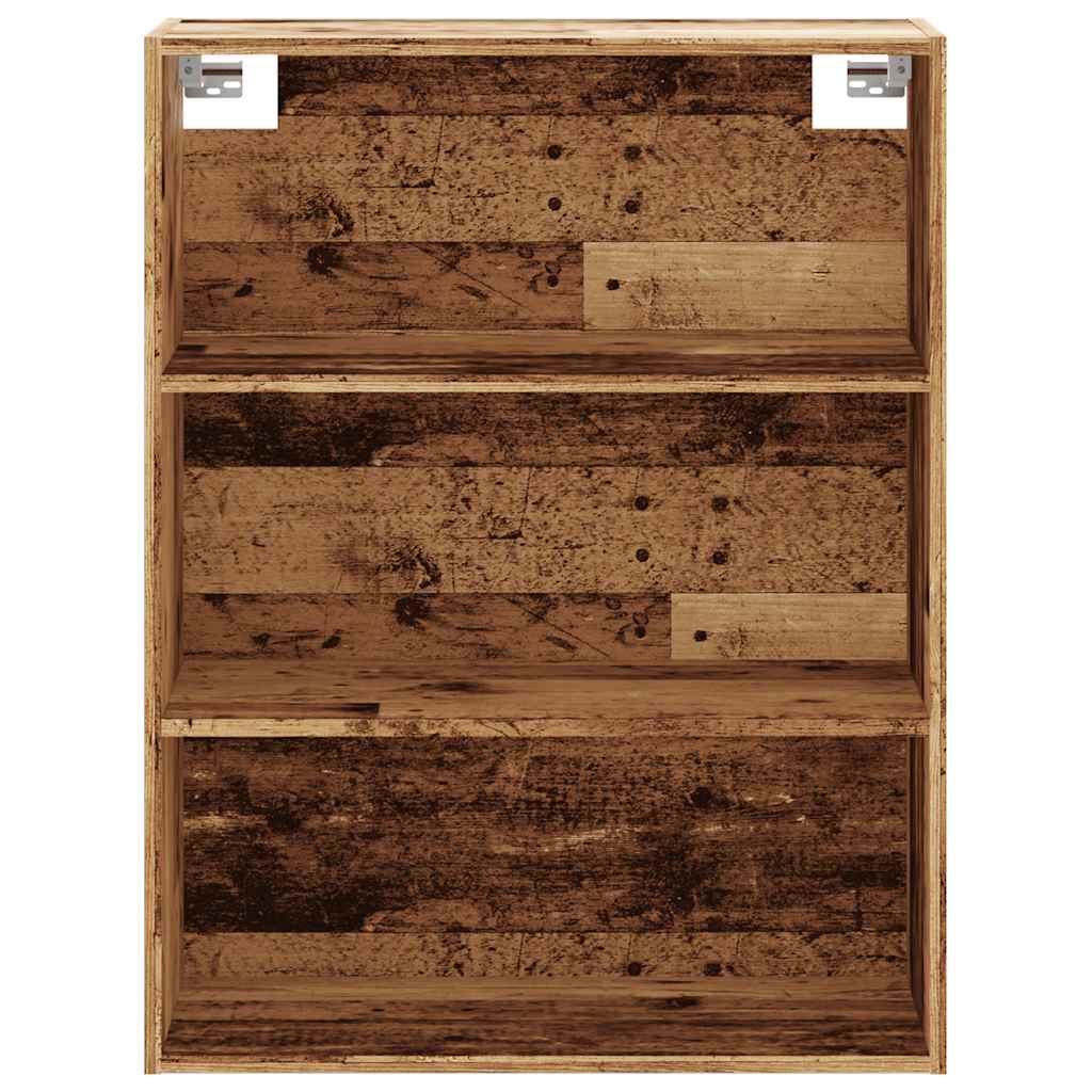 vidaXL Szafka wisząca, stare drewno, 69,5x32,5x90 cm