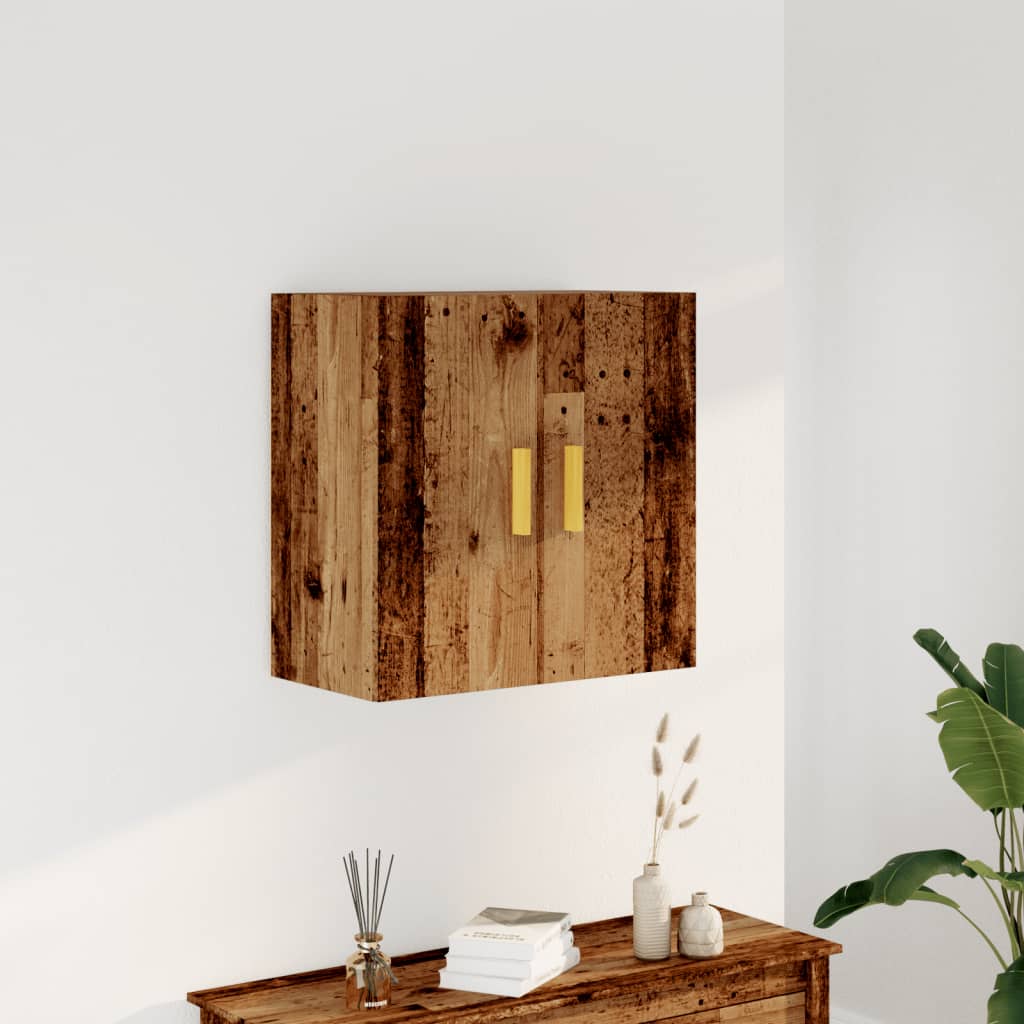 vidaXL Szafka wisząca, stare drewno, 60x31x60 cm