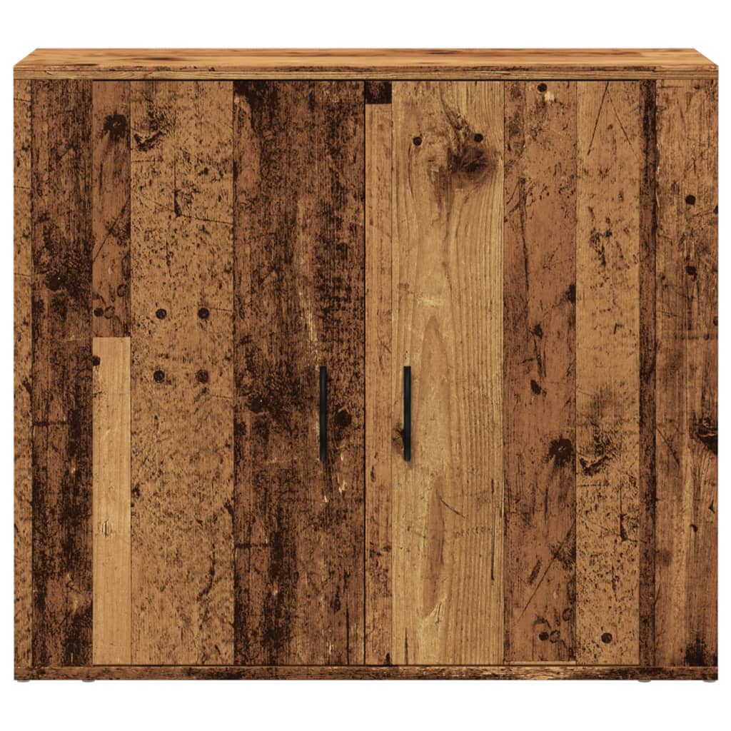vidaXL Szafka, stare drewno, 80x33x70 cm, materiał drewnopochodny