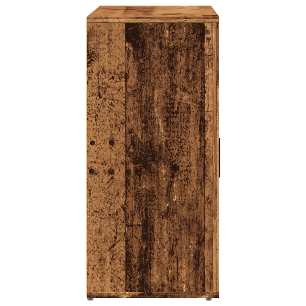vidaXL Szafka, stare drewno, 80x33x70 cm, materiał drewnopochodny