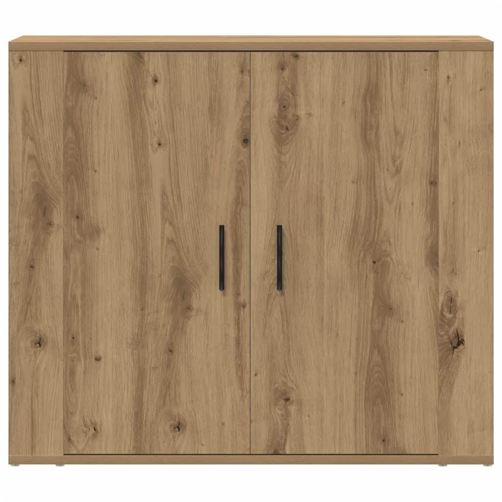 vidaXL Szafka, dąb artisian, 80x33x70 cm, materiał drewnopochodny