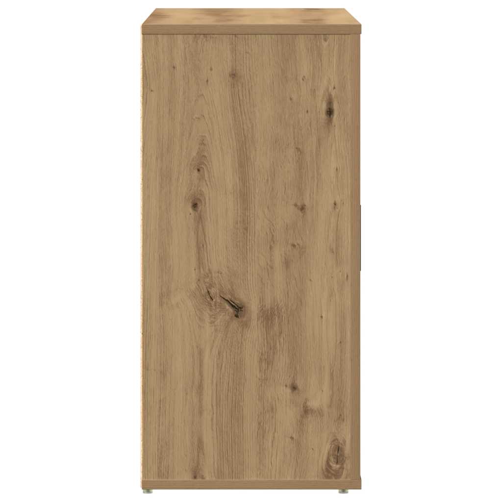 vidaXL Szafka, dąb artisian, 80x33x70 cm, materiał drewnopochodny