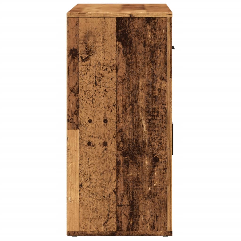 vidaXL Szafka, stare drewno, 80x33x70 cm, materiał drewnopochodny
