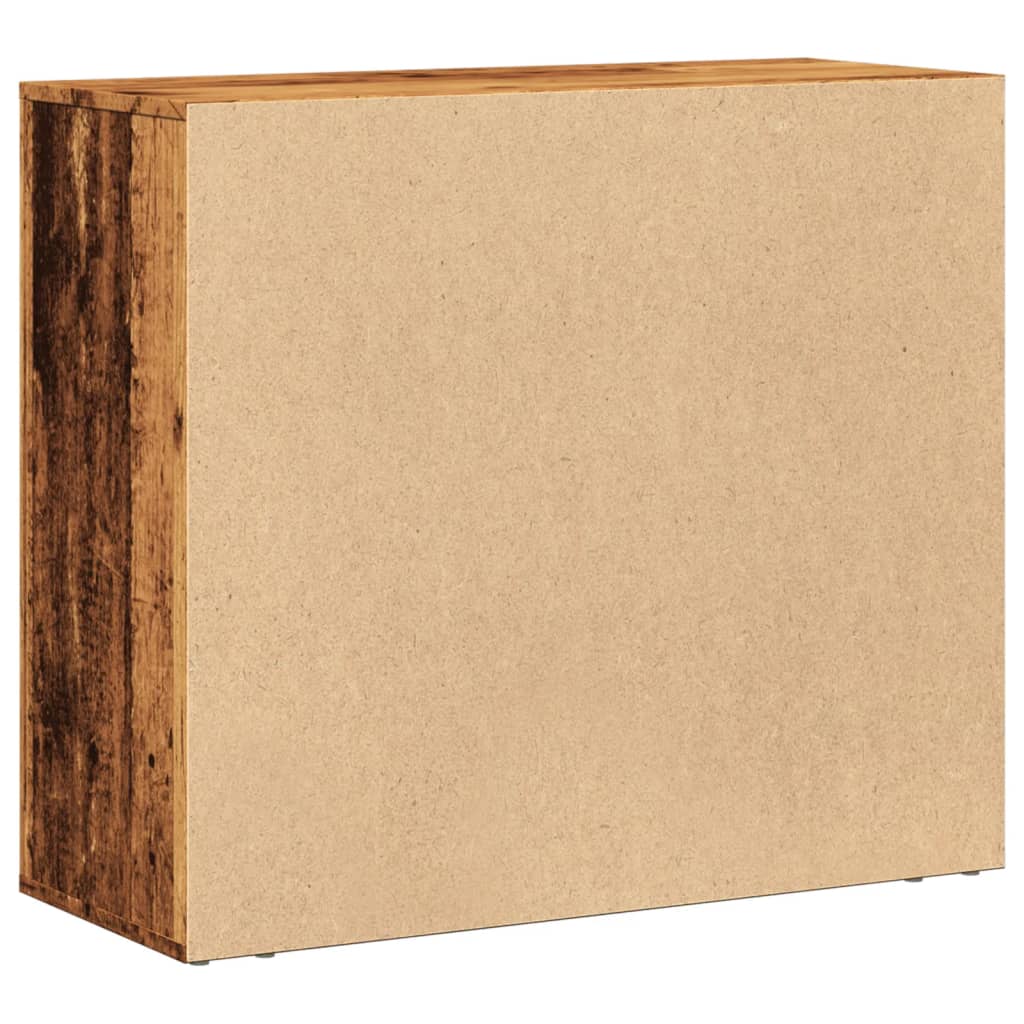 vidaXL Szafka, stare drewno, 80x33x70 cm, materiał drewnopochodny