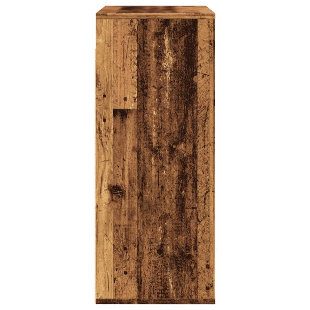 vidaXL Szafka ścienna, stare drewno, 80x33x80 cm