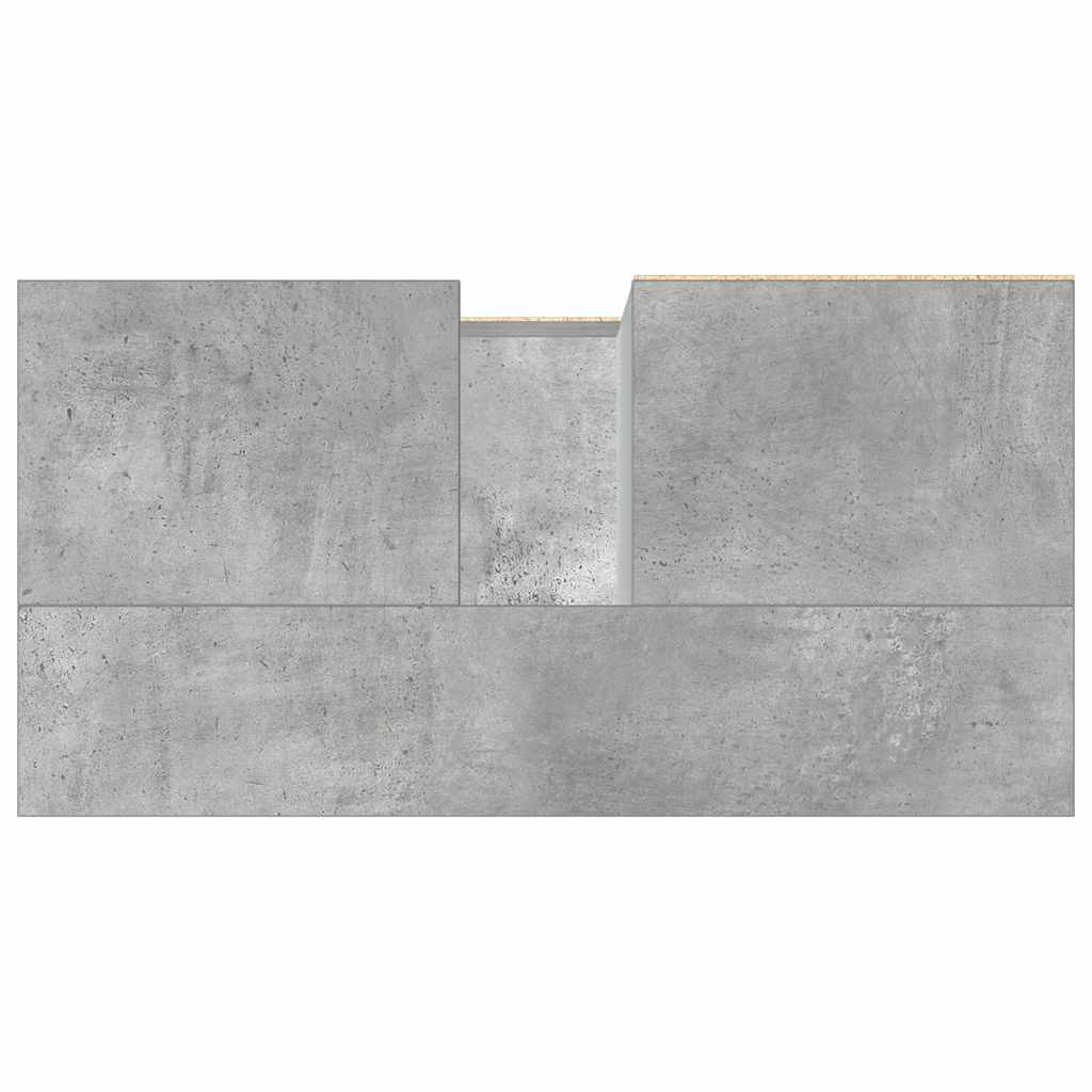vidaXL Szafka łazienkowa, szarość betonu, 65x33x60 cm