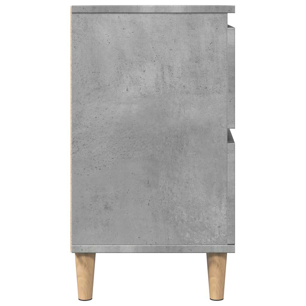 vidaXL Szafka pod umywalkę, szarość betonu, 80x33x60 cm