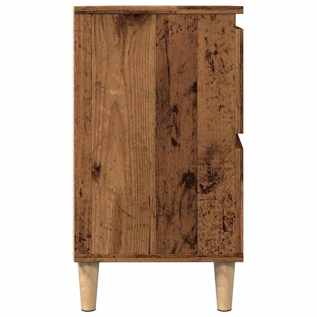 vidaXL Szafka pod umywalkę, stare drewno, 80x33x60 cm