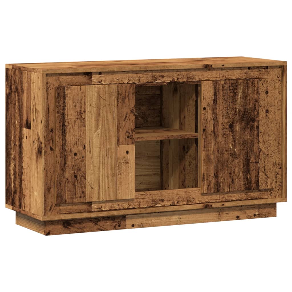 vidaXL Szafka, stare drewno, 102x35x60 cm, materiał drewnopochodny