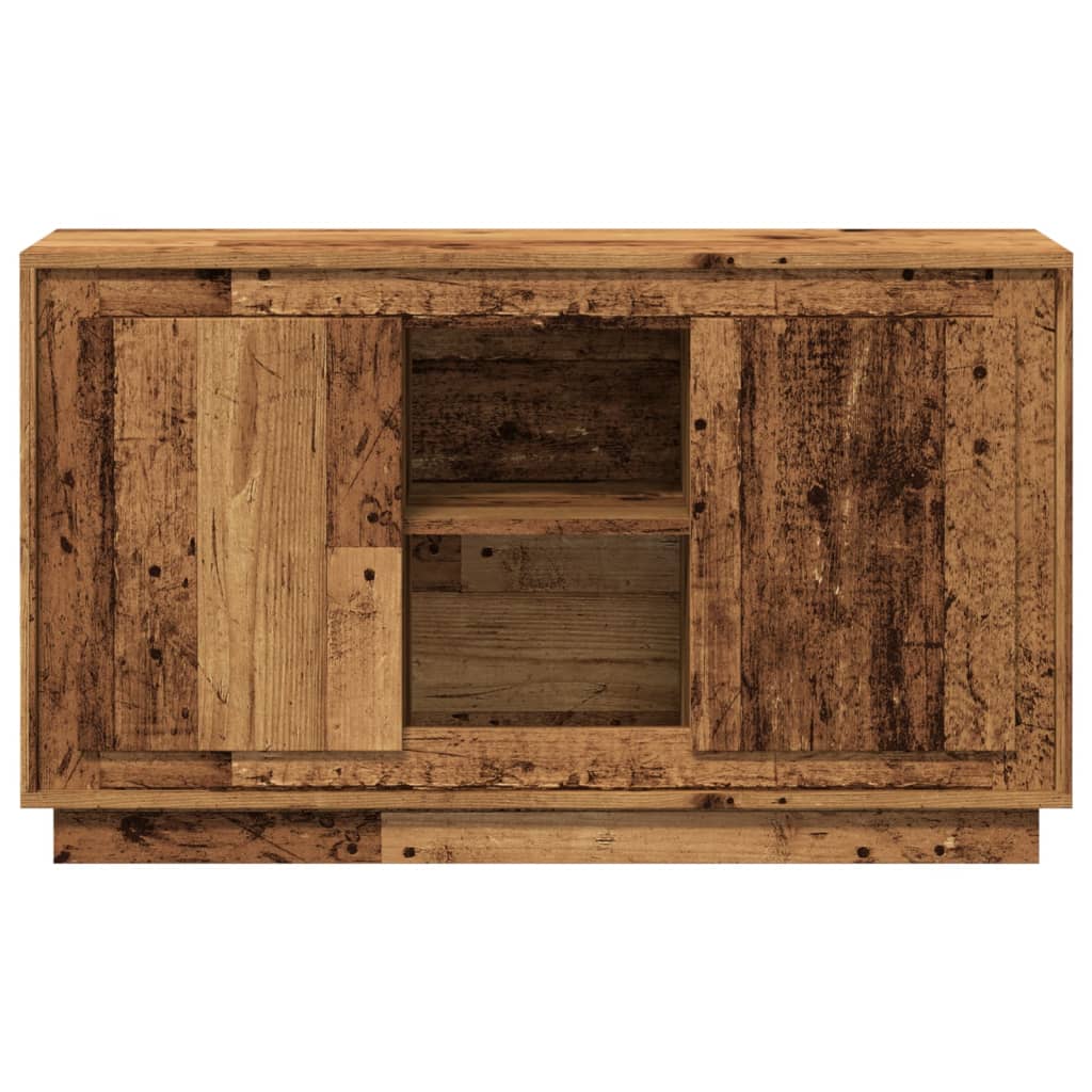 vidaXL Szafka, stare drewno, 102x35x60 cm, materiał drewnopochodny